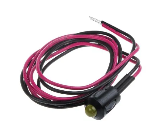 63-6584-43　RS PRO黄色指示器，2V直流，8mm安装孔尺寸，导线终止　207-747