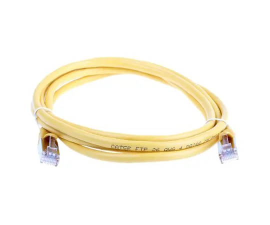 63-6703-30　RS PRO Yellow PVCCat5e电缆F/UTP,2米公转RJ45/公转RJ45终止　556-746