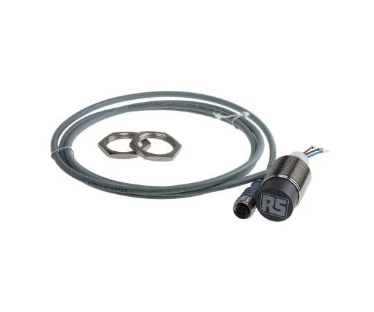 63-6585-02　RS PRO M30 x 1.5感应式接近传感器-桶，PNP输出，20 mm检测，IP68　208-308