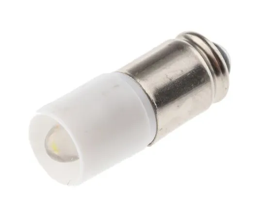 63-6583-96　LED反射器灯泡，中置槽，白色，单片，6毫米直径，28V交流/直流电。　207-141