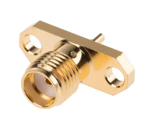 63-5159-98　RS Pro直角50Ω法兰安装SMA连接器，焊点终止同轴　878-2404