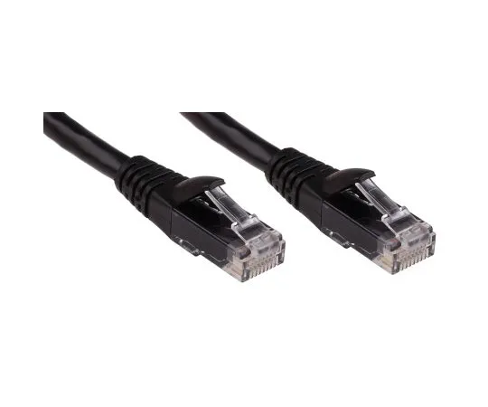 63-6703-02　RS PRO BlackCat6电缆，U/UTP,雄性RJ45/雄性RJ45,终止，1米　556-578