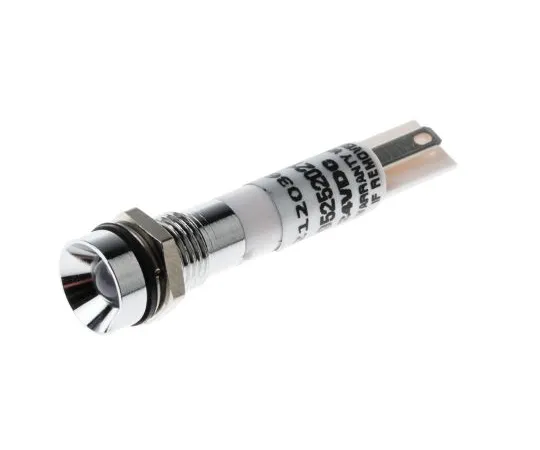 63-6587-81　RS PRO白色指示器，24 V交流/直流，8毫米安装孔尺寸，焊点终止，IP67　212-036