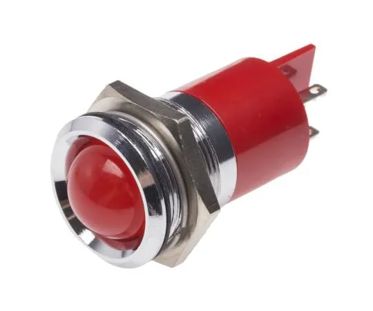 63-6587-65　RS PRO红色指示器，12 V, 22mm安装孔尺寸，焊点终止　211-667