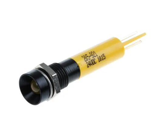 63-6582-85　RS PRO黄色闪烁LED指示灯，24 V直流，8毫米安装孔尺寸，焊点终止　205-921