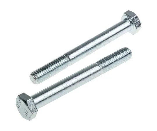 63-6612-04　透明钝化，锌钢六角螺栓，M8 x 70mm　279-638