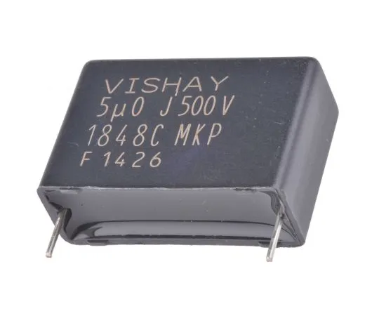 63-5136-77　Vishay 5μF聚丙烯电容器PP500V直流±5%通过孔MKP1848C直流-连线系列　MKP1848C55050JK2