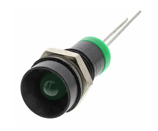 63-6587-87　RS PRO绿色指示器，2V直流，8毫米安装孔尺寸，铅针终止，IP67　212-121