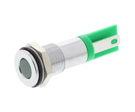 63-6586-10　RS PRO绿色指示器，2V直流，8mm安装孔尺寸，焊点终止　209-787