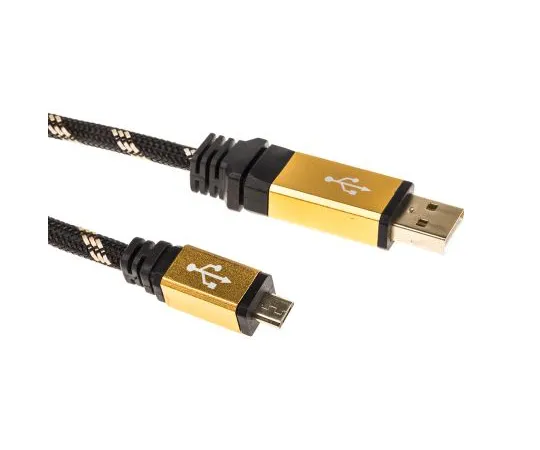 63-5129-41　罗琳USB 2.0,男性USB A到男性微型USB B,1.8米USB电缆　11.02.8826-10