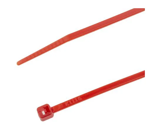 63-6599-37　RS PRO Red Cable Tie Nylon, 165mm x 2.5 mm　233-231