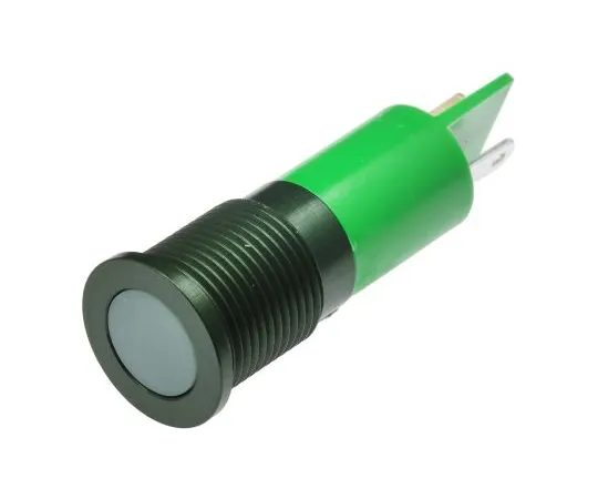 63-6780-51　RS PRO绿色指示器，220 V交流电，14mm安装孔尺寸，紧固件，焊条终止，IP67　111-6564