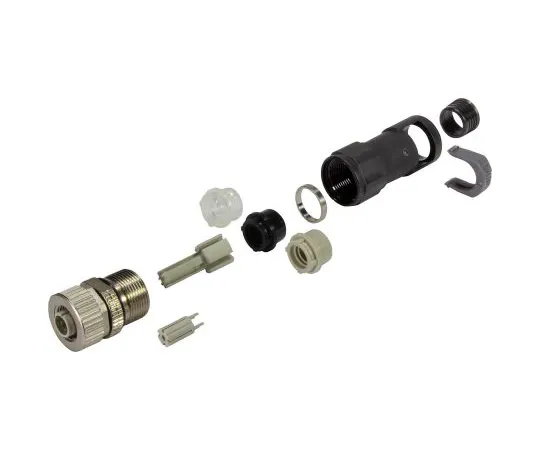 63-6767-92　Round Connectors M12 Series Contact Contacts: Female Four-Pole  Male　21038822411