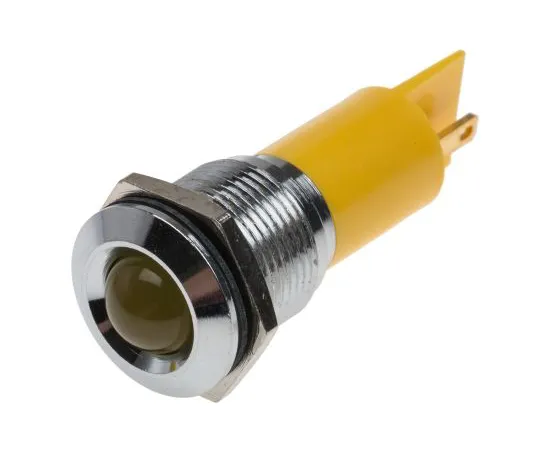 63-6584-91　RS PRO黄色指示器，115 V直流电，230 V交流电，16mm安装孔尺寸，焊片终止　208-223