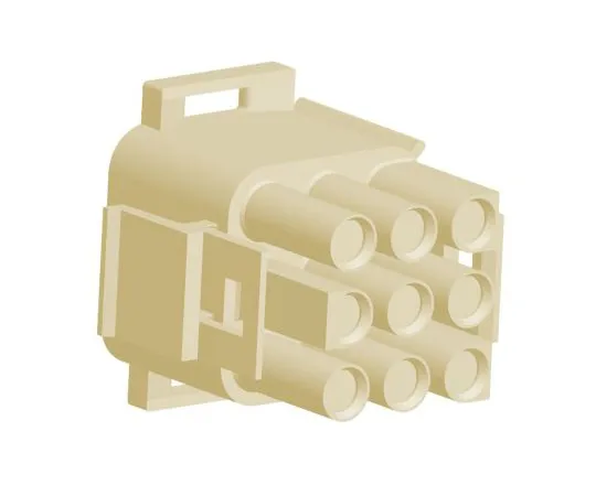63-6961-30　Connector Housing Male 9 Pole 3 Rows 6.35 mm Maiten Lock　1-1863003-2