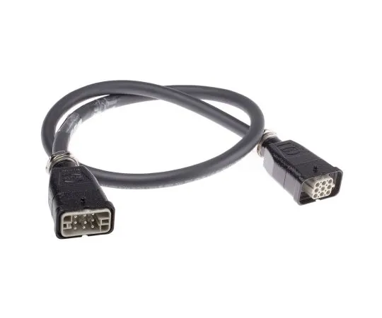 63-6848-66　Heavy-duty Power Connectors Han Q Series Male to Female 8 Pole s 12 A 300 V dc, 600 V ac　20871453001100