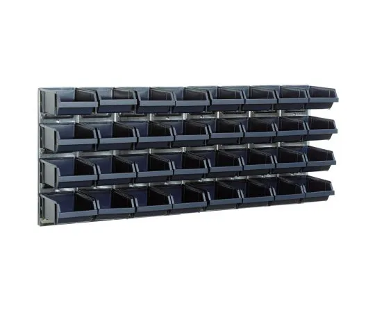 63-6978-60　拉科黑色PP存储箱，440mm x 1040mm　139182