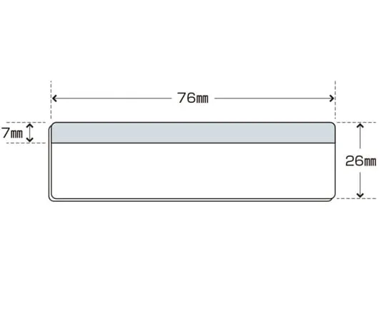 67-8065-56　Basic Frost White Water Edge Polished 76 x 7 F 100 Sheets　S2541-7F