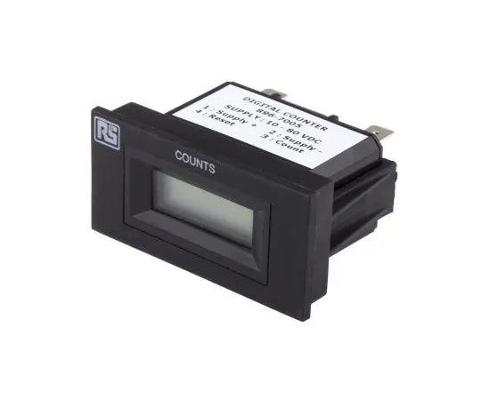 63-5165-78　RS Pro 6数字，LCD,数字计数器，30Hz, 10→80 V直流　896-7005