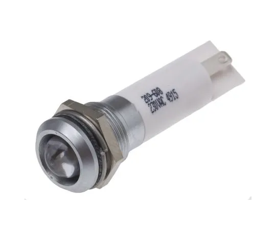 63-6585-95　RS PRO白色指示器，230 V交流电，12mm安装孔尺寸，标签终止，IP67　209-608
