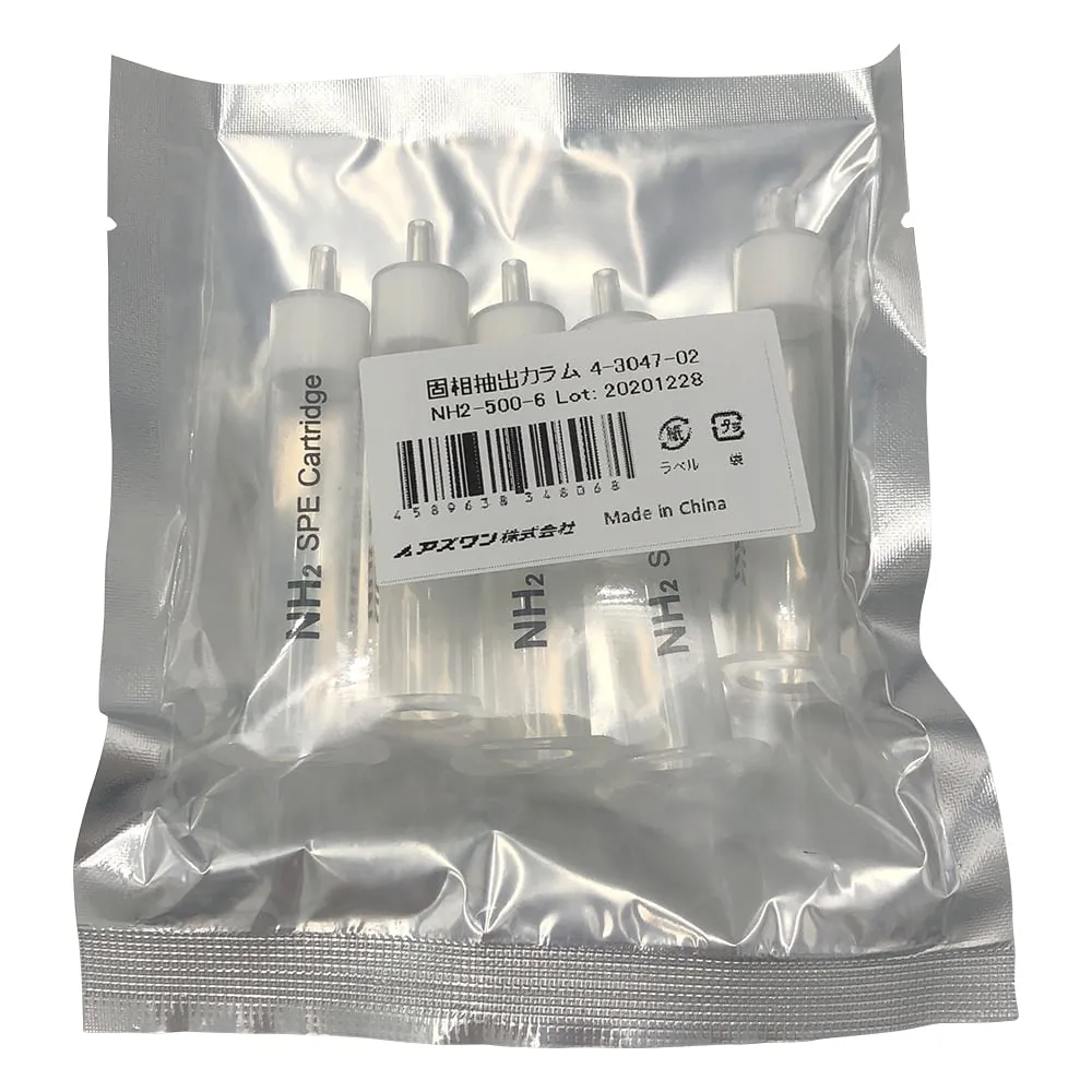 4-3047-02　［已停用］固相萃取柱 (硅胶离子交换固相NH 2) 500 mg/6 mL 30 pcs　NH2-500-6