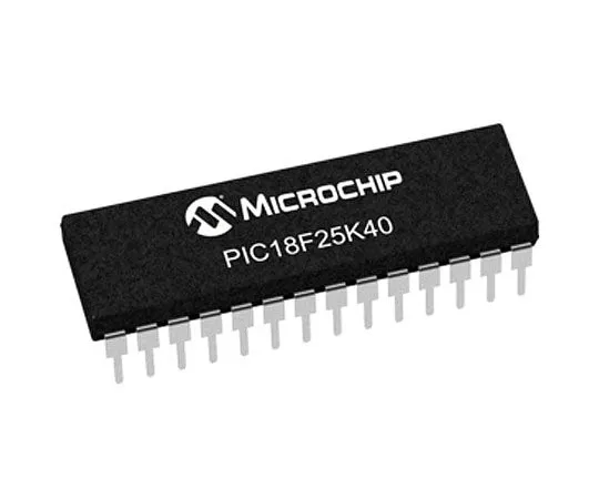 63-7002-24　单片机PIC18F25K40-I/SP,8位PIC18单片机，64MHz, 32 kB闪存，28-PinSPDIP　PIC18F25K40-I/SP