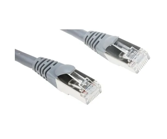 63-6704-21　RS PRO GreyCat6电缆，F/UTP,男RJ45/男RJ45,终端，3米　557-339