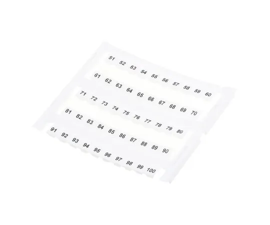 63-6678-76　DIN轨道终端使用的标志卡　501-679