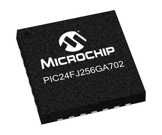 63-7002-30　单片机PIC24FJ256GA702-I/MV, 16位PIC24单片机，32MHz, 256 kB闪存，28-PinUQFN　PIC24FJ256GA702-I/MV