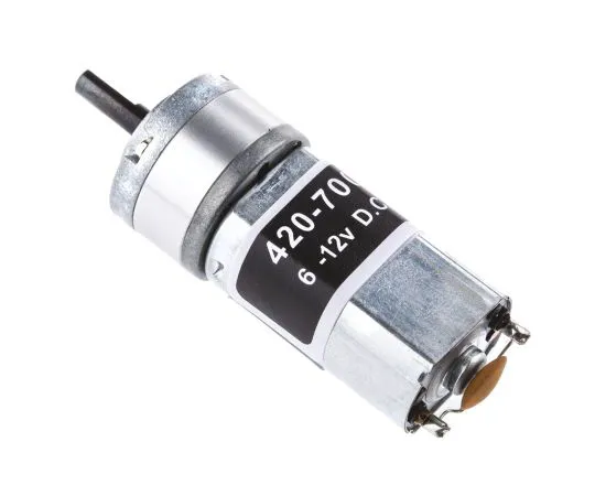 63-6642-52　RS PRO拉丝齿轮直流齿轮电机，1.5 W, 12 V, 24 mNm, 1675 rpm,轴直径4mm　420-700