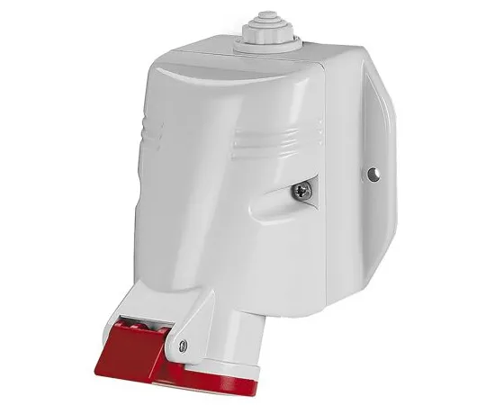 63-6988-73　RS PROIP44红墙安装3P+N+E工业电源插座，额定电压63A, 415 V　125-4478