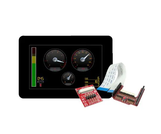 63-6990-64　4DSystemsgen4-uLCD-50DCT-CLB-ARTFT LCD彩色显示屏/触摸屏，5英寸，800 x 480像素　gen4-uLCD-50DCT-CLB-AR