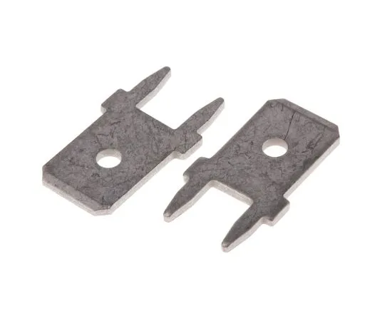 63-6978-12　RS PRO,垂直安装角度PCB标签端子，6.35 x 0.8毫米镀锡板　125-2006