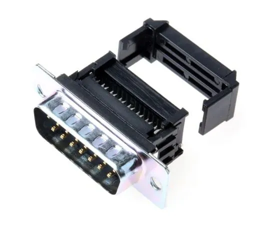 63-6674-68　RS PRO 15直角电缆安装D-sub连接器插头，2.77毫米间距　492-632