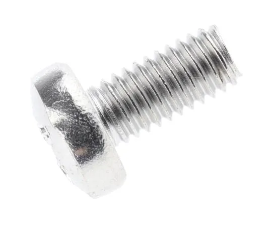 63-6576-67　RS PRO, M6平板头，12mm不锈钢Pozidriv A4 316平板机　190-591