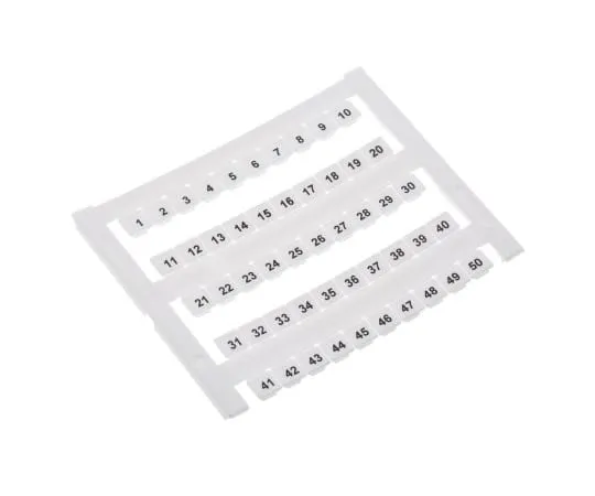 63-6678-68　DIN轨道终端使用的标志卡　501-629