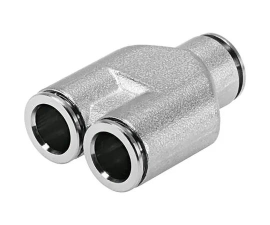63-6995-98　Festo NPQH气动Y管到管适配器，推入8mmx推入6mmx推入6mm　NPQH-Y-Q8-Q6-P10