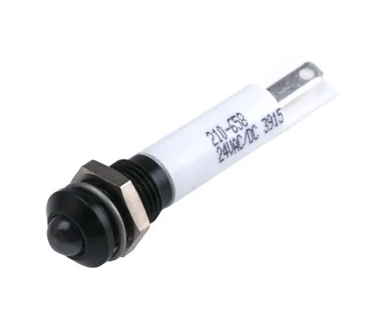 63-6586-82　RS PRO白色指示器，24 V交流/直流，8毫米安装孔尺寸，焊点终止，IP67　210-658