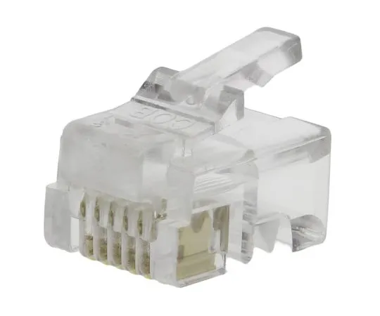 63-5134-39　MH连接器6P6C直电缆安装公模插头UTPRJ12连接器　MHRJ126P6CR