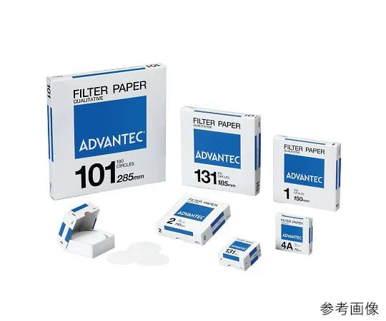 64-1174-22　2号定性滤纸55 mmC-25, 100片/包，中心孔，空隙型　22055