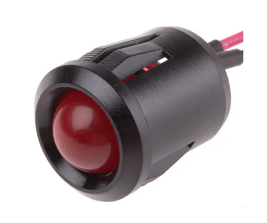 63-6585-31　RS PRO红闪LED指示灯，24 V直流，14mm安装孔尺寸，导线终止　208-706