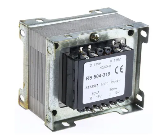 63-6680-26　RS PRO100VA2输出机箱安装变压器，15V交流　504-319