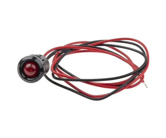 63-6583-23　RS PRO红色指示器，12 V直流，12mm安装孔尺寸，导线终止　206-384