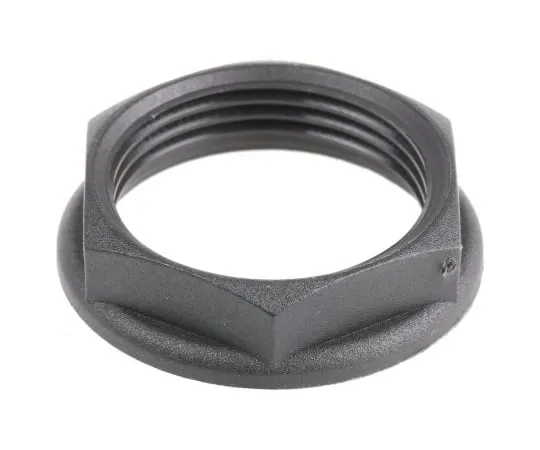 63-6553-26　RS PRO Black PA 6 Cable Gland Locknut,M25Thread　127-653
