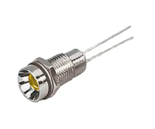 63-6587-85　RS PRO黄色指示器，2V直流，8mm安装孔尺寸，铅针终止，IP67　212-092