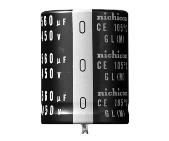 63-5145-43　Nichicon 470μF400V直流铝电解电容器，通孔25 (Dia。)x 45 mm+105°25 mm 10 mm　LGL2G471MELA45