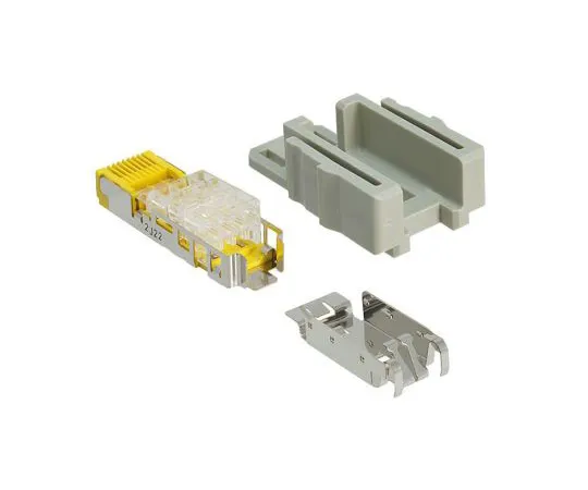 63-6974-96　公RJ45模块化Cat6插头，8路，1列　9454001560