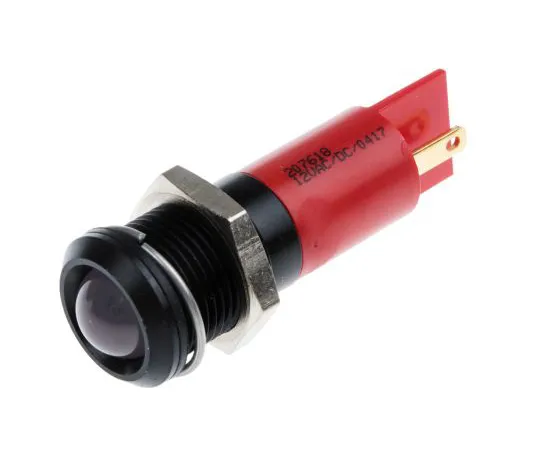 63-6584-37　RS PRO红色指示器，12 V, 14mm安装孔尺寸，焊点终止，IP67　207-618
