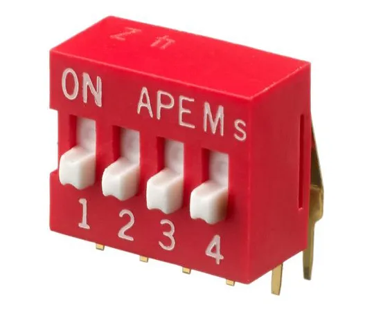 63-5159-20　4通孔DIP开关SPST,提升执行器　DA04V