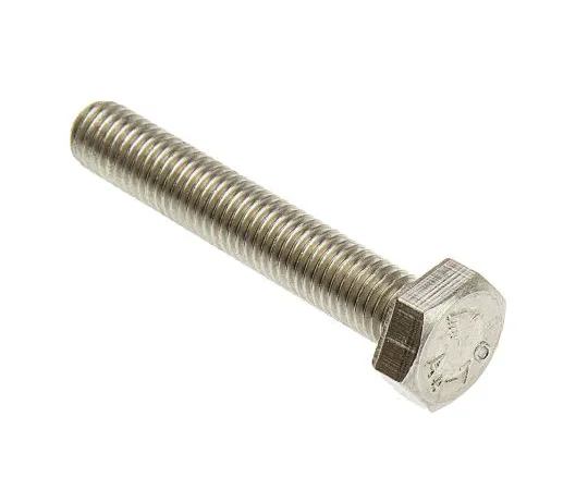 63-6576-63　普通不锈钢六角六角螺栓，M10 x 60mm　190-412